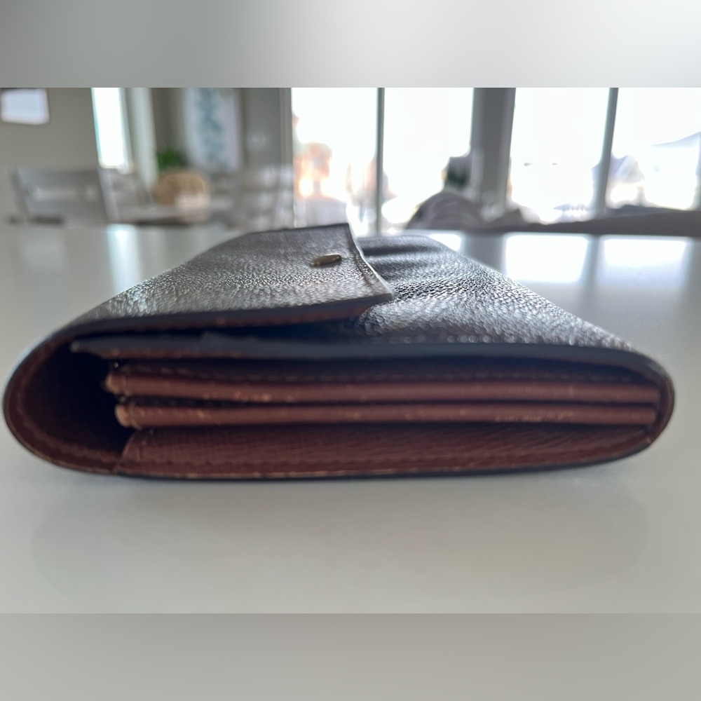 Louis Vuitton Monogram Sarah Wallet with Crossbody WOC Chain & Insert Included - Picture 6 of 15